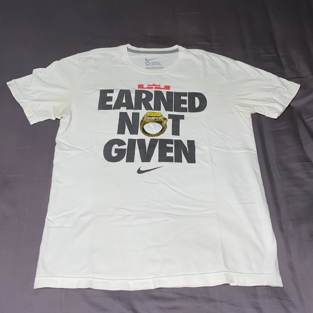 Nike Lebron Earned Not Given T-shirt